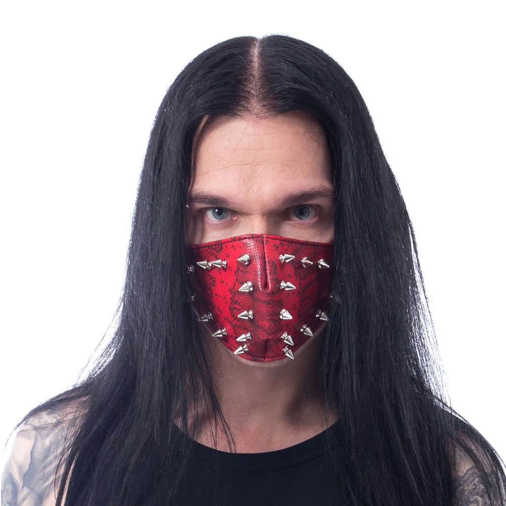 Poizen Industries - ETZEL Masker - Mondkap - Rood